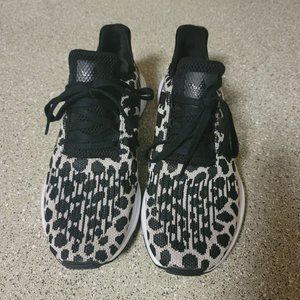 black and white cheetah adidas